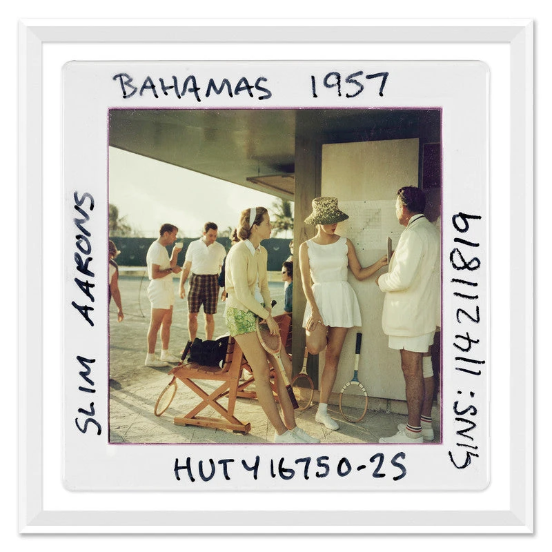 Getty Images ’Tennis In The Bahamas - Slide’ By Slim Aarons 1 Getty Images ’Tennis In The Bahamas - Slide’ By Slim Aarons