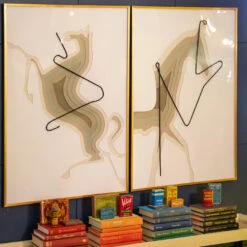 Grey Horse - Left Facing -Scout Design Studio GreyHorse.05