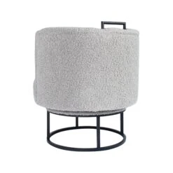 Gunter Swivel Chair In Grey Boucle Matte Black 10 Gunter Swivel Chair In Grey Boucle Matte Black -Scout Design Studio GunterSwivelChairInGreyBoucleMatteBlack.03 ca25516a e58d 49e2 9ecf 91995eff96fb