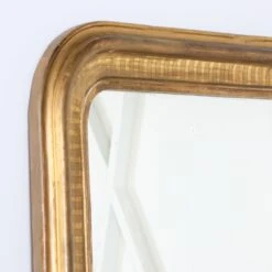 Louis Philippe Style Gold Gilt Framed Mirror -Scout Design Studio HA 116LouisPhilippeStyleGoldGiltFramedMirro.04