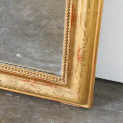 Louis Philippe Style Gold Gilt Painted Framed Mirror -Scout Design Studio HA 117LouisPhilippeStyleGoldGiltPaintedFramedMirror.04