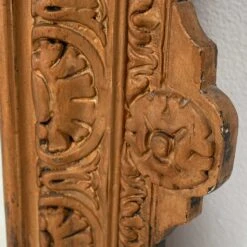 Louis XVI Style Elaborate Gold Gilt Framed Mirror -Scout Design Studio HA 8LouisXVIStyleElaborateGoldGiltFramedMirror.06