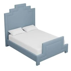 Custom Hannah Bed 21 Custom Hannah Bed -Scout Design Studio HannahBedinFoleyBlueWoven.03