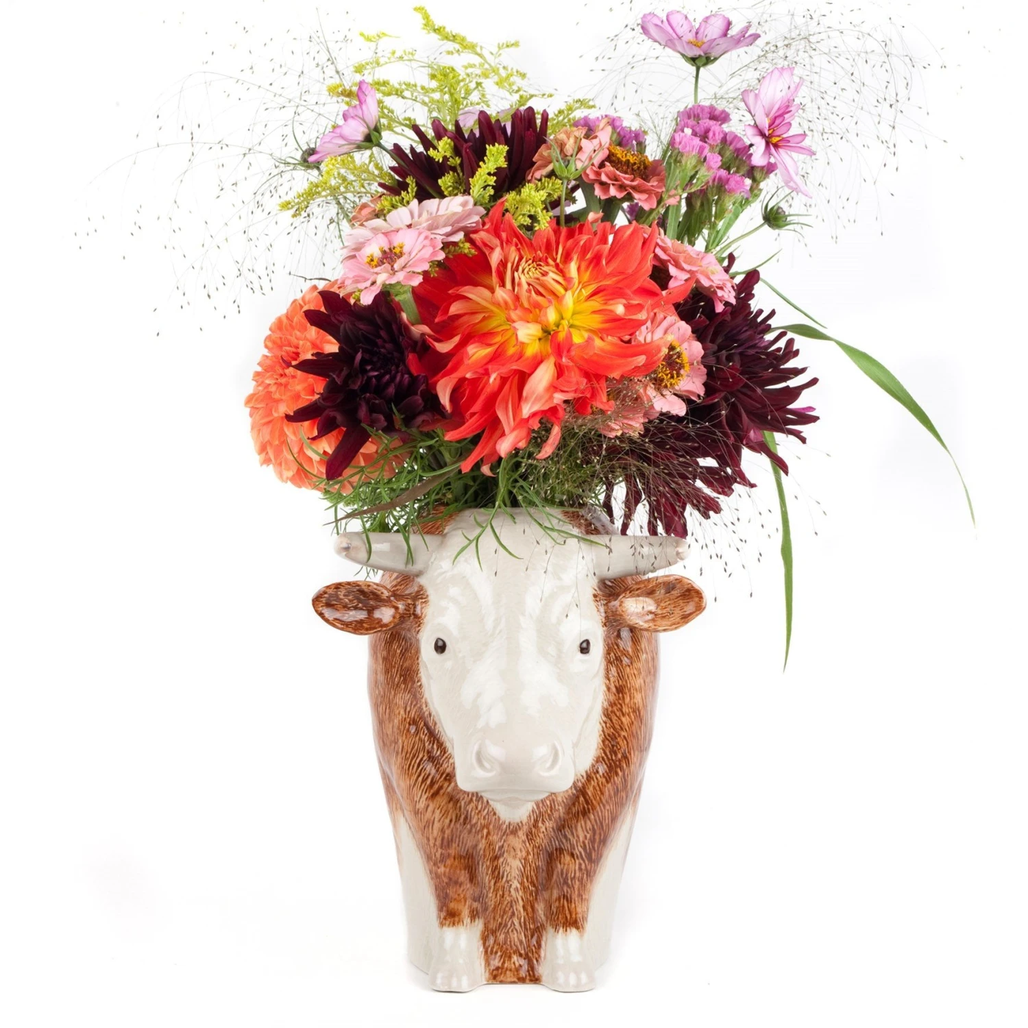 Hereford Bull Flower Vase 2 Hereford Bull Flower Vase - Image 2