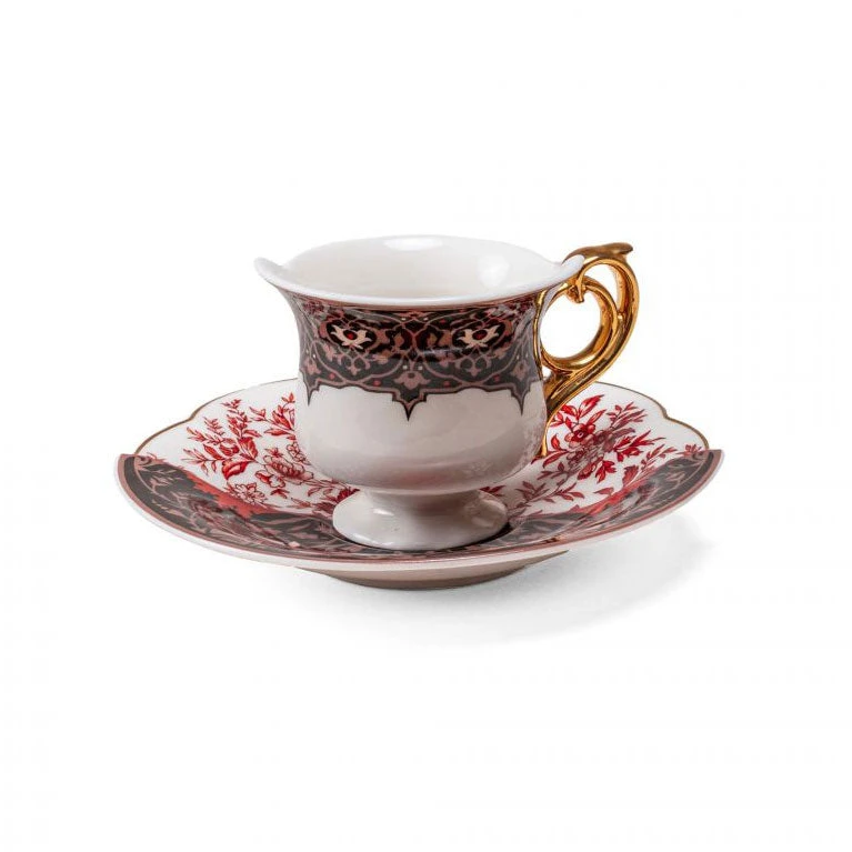 Hybrid Coffee Cup With Saucer - Sagala By Seletti 2 Hybrid Coffee Cup With Saucer - Sagala By Seletti - Image 2