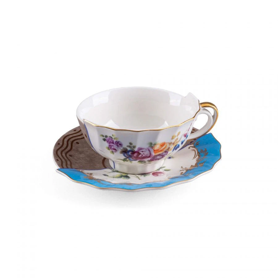 Hybrid Teacup With Saucer - Kerma By Seletti 1 Hybrid Teacup With Saucer - Kerma By Seletti