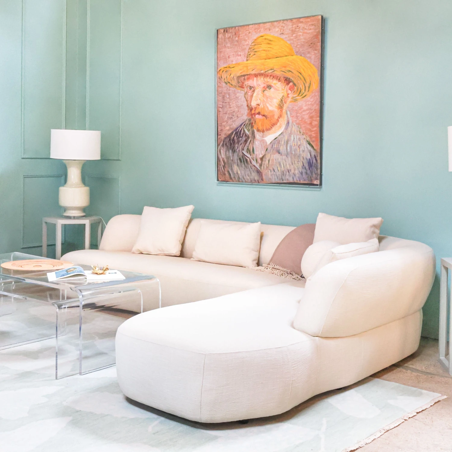 Iris Sectional In Ivory Tweed 2 Iris Sectional In Ivory Tweed - Image 2