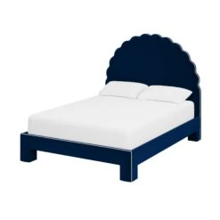 Custom Juliet Bed -Scout Design Studio JulietBedinAdelaNavyVelvet.02