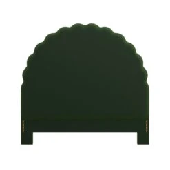 Custom Juliet Headboard -Scout Design Studio JulietHeadboardinEvelynEmeraldVelvet.01