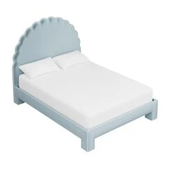 Custom Juliet Bed -Scout Design Studio JulietteBedinClarioIceVelvet.03