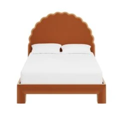 Custom Juliet Bed -Scout Design Studio JulietteBedinNicholasCamelVelvet.01