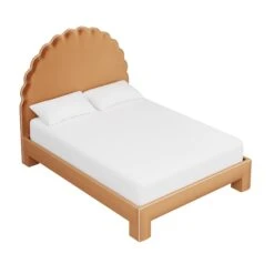 Custom Juliet Bed -Scout Design Studio JulietteBedinNicholasCamelVelvet.03