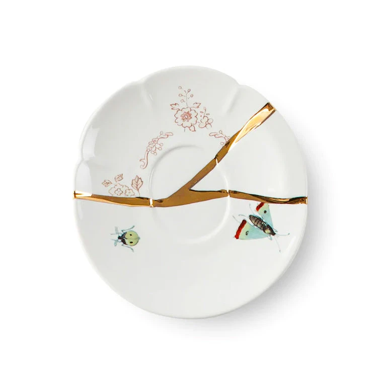 Kintsugi Coffee Cup With Saucer - N’2” 3 Kintsugi Coffee Cup With Saucer - N’2” - Image 3