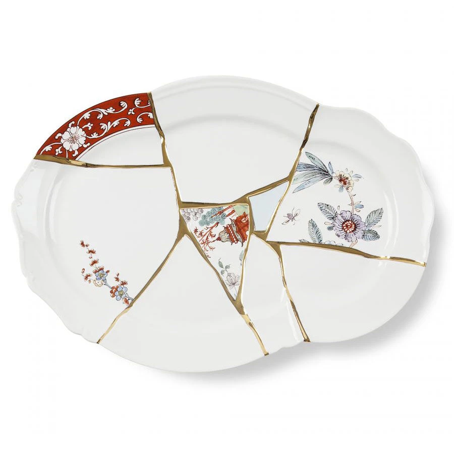 Kintsugi Porcelain Tray By Seletti 1 Kintsugi Porcelain Tray By Seletti