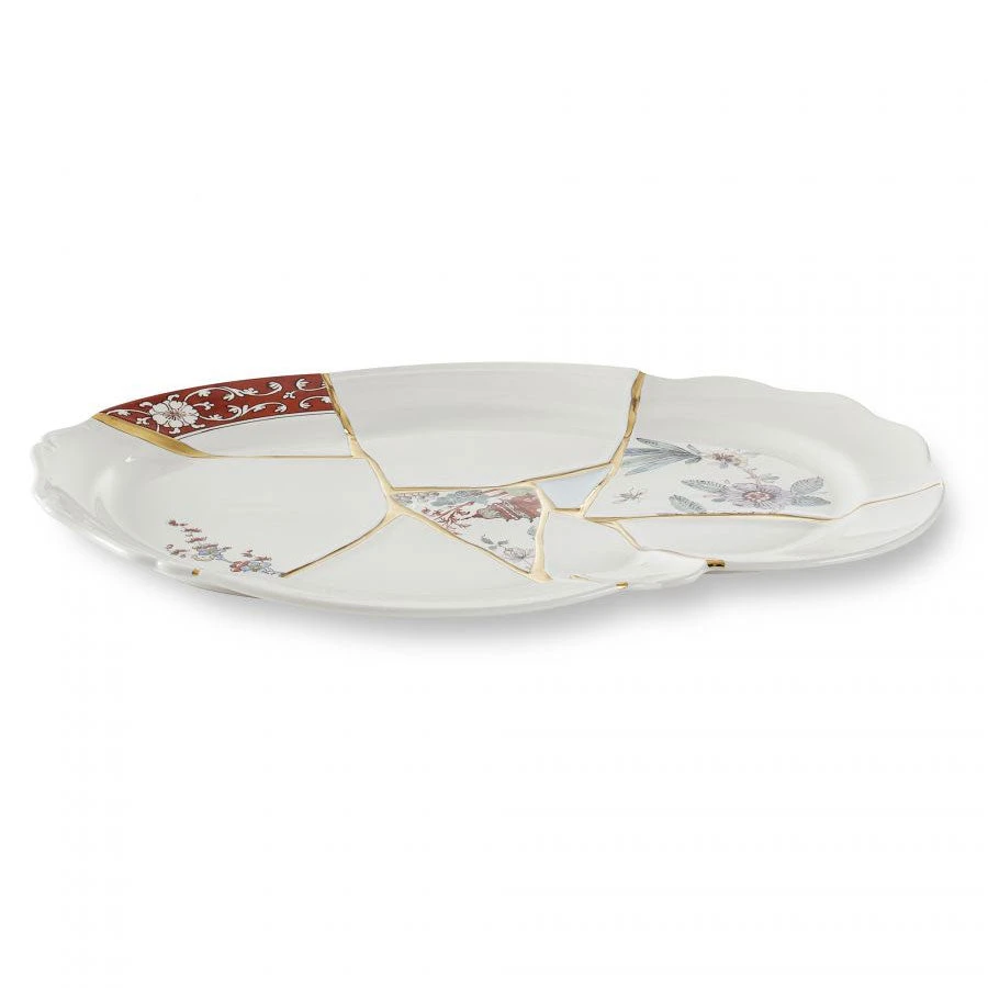 Kintsugi Porcelain Tray By Seletti 2 Kintsugi Porcelain Tray By Seletti - Image 2