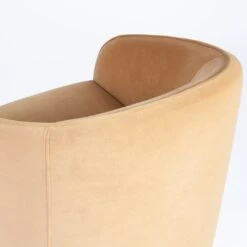 Knox Chair In Caramel Velvet 13 Knox Chair In Caramel Velvet -Scout Design Studio KnoxChairInCaramelVelvet.05