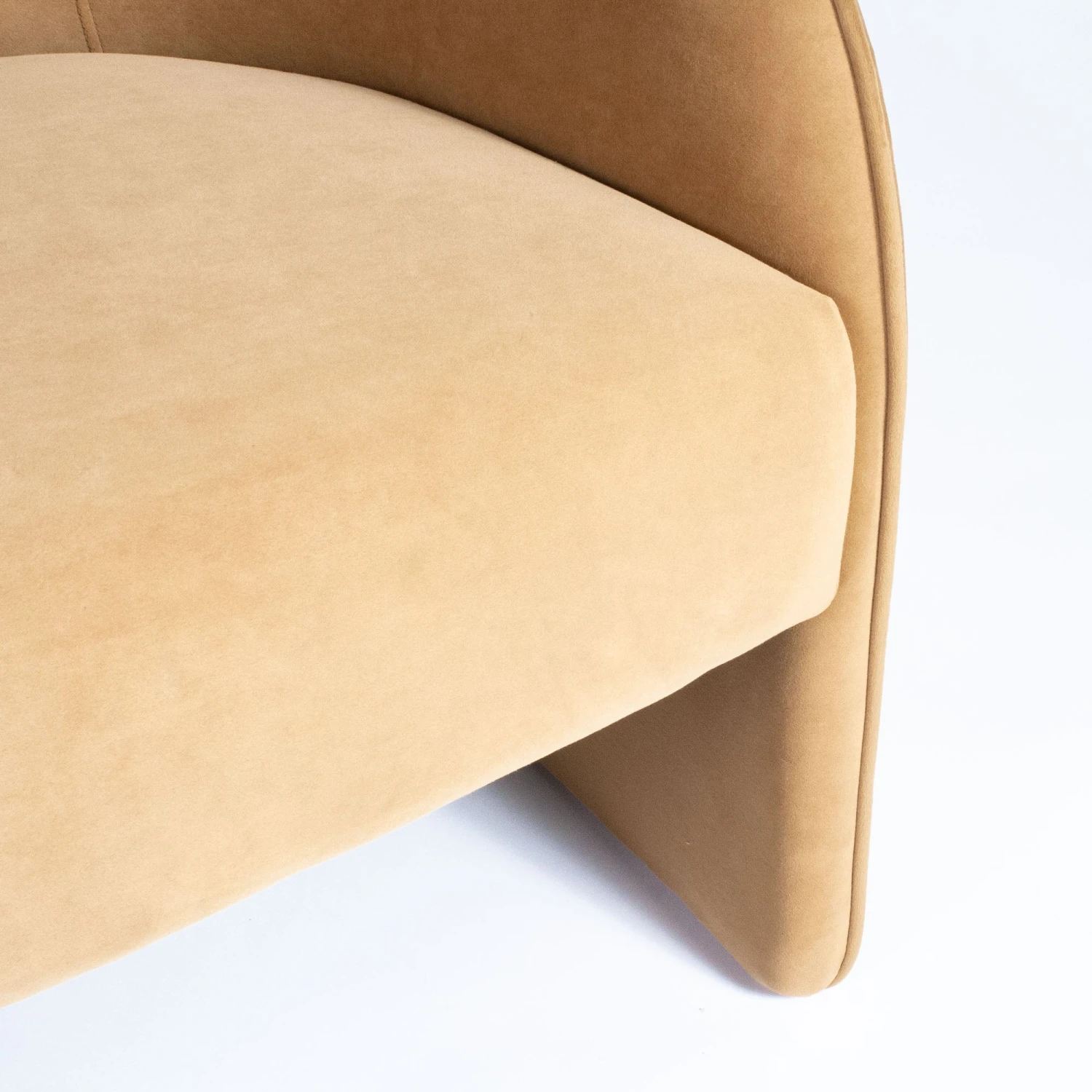 Knox Chair In Caramel Velvet 7 Knox Chair In Caramel Velvet - Image 7