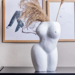 Lady Polyresin Pot - Ivory -Scout Design Studio LadyPolyresinPot Ivory.06