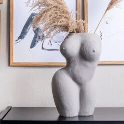 Lady Polyresin Pot - Warm Grey -Scout Design Studio LadyPolyresinPot WarmGrey.06