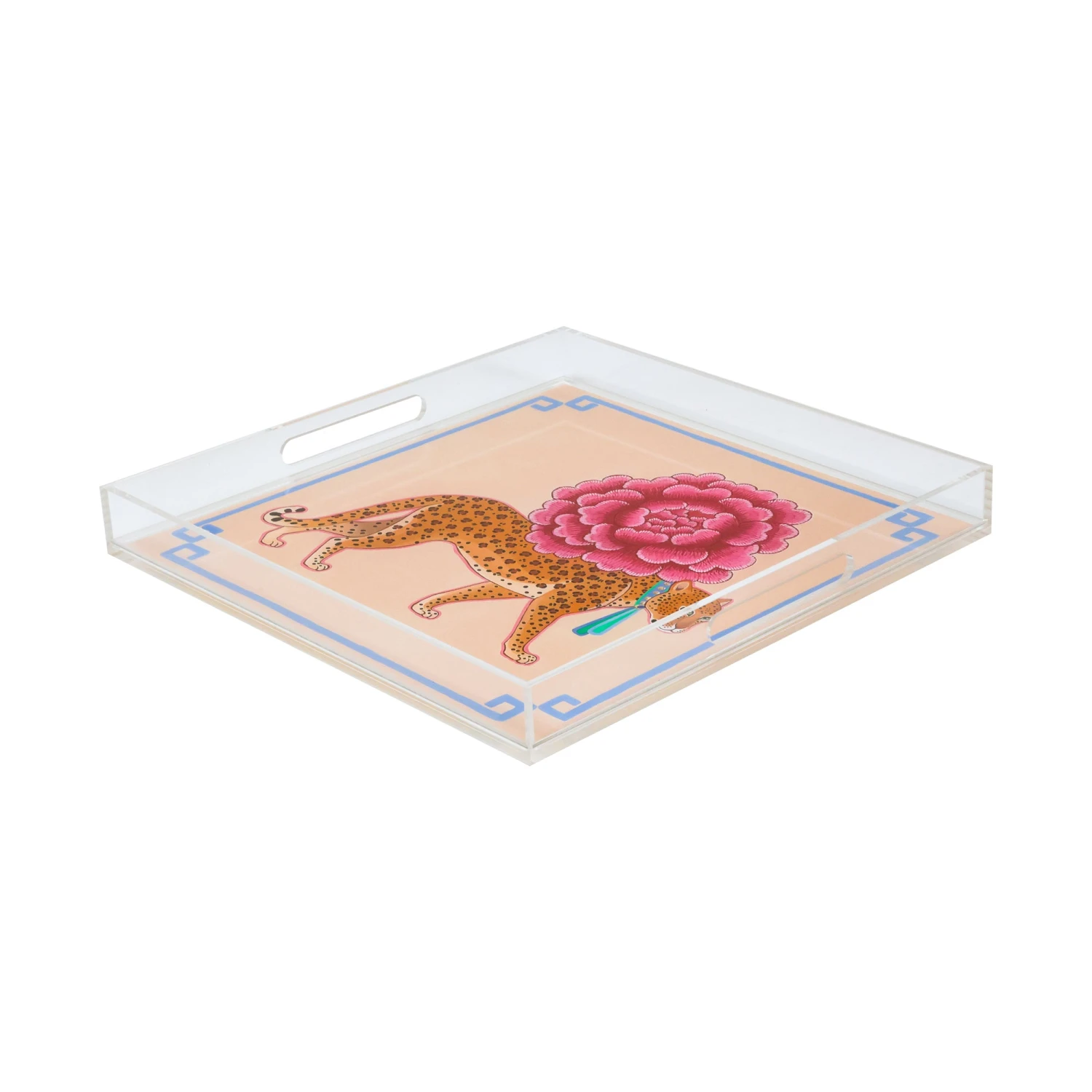 Leopard Flower Tray 1 Leopard Flower Tray