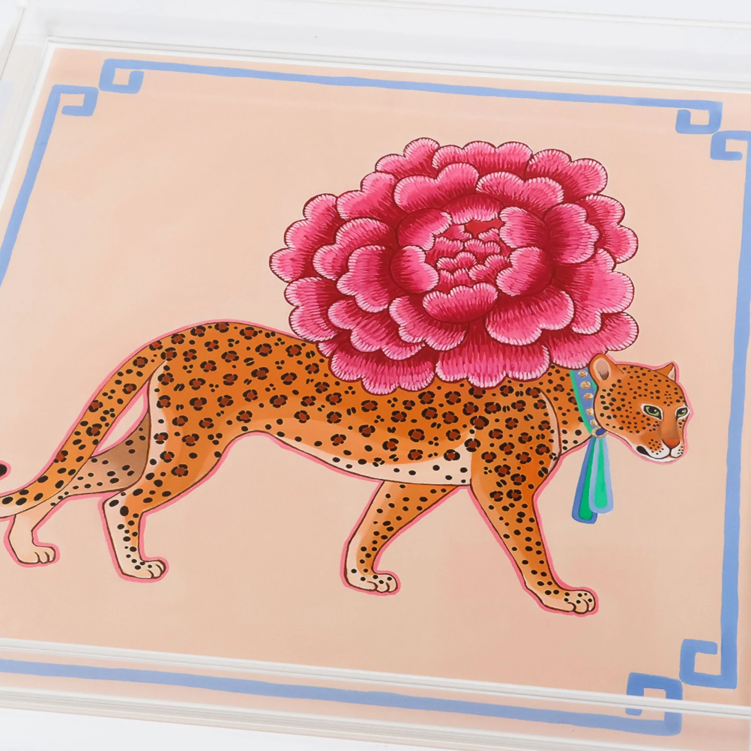 Leopard Flower Tray 2 Leopard Flower Tray - Image 2