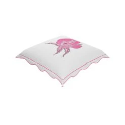Lockley Pillow Cover - Hot Pink -Scout Design Studio LockleyPillowCover HotPink.02