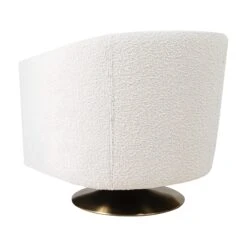 Lost & Found Swivel Chair In Ivory Boucle 8 Lost & Found Swivel Chair In Ivory Boucle -Scout Design Studio Lost FoundSwivelChairinIvoryBoucle.02