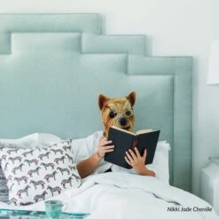 Custom MH Bed 29 Custom MH Bed -Scout Design Studio MH Bed in Nikki Jade Chenille.04