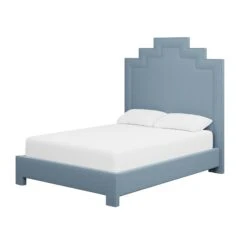 Custom MH Bed 26 Custom MH Bed -Scout Design Studio MHBedinFoleyBlueWoven.02 506ad026 3242 4878 ae01 a824af8a2d06