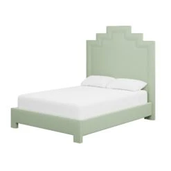 Custom MH Bed 30 Custom MH Bed -Scout Design Studio MHBedinNikkiJadeChenille.02 c6c07b49 7b8b 4189 a35c 4273604a978d