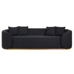Martita Sofa In Black Tweed