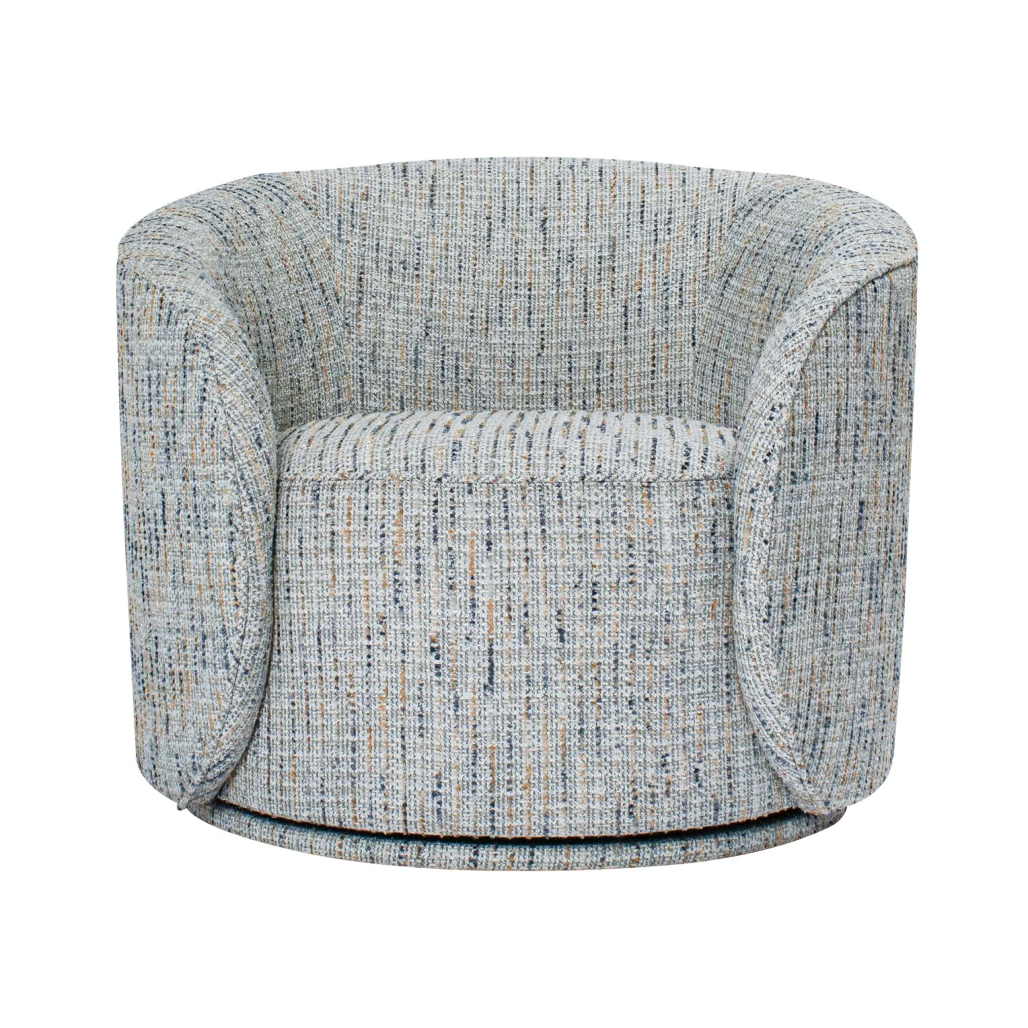 Martita Swivel Chair In Cameo Blue 1 Martita Swivel Chair In Cameo Blue