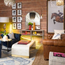 Quick Ship Mary Carmen Console In Elizabeth Grasscloth -Scout Design Studio MaryCarmenConsole.07