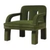 Mason Accent Chair In Green Velvet