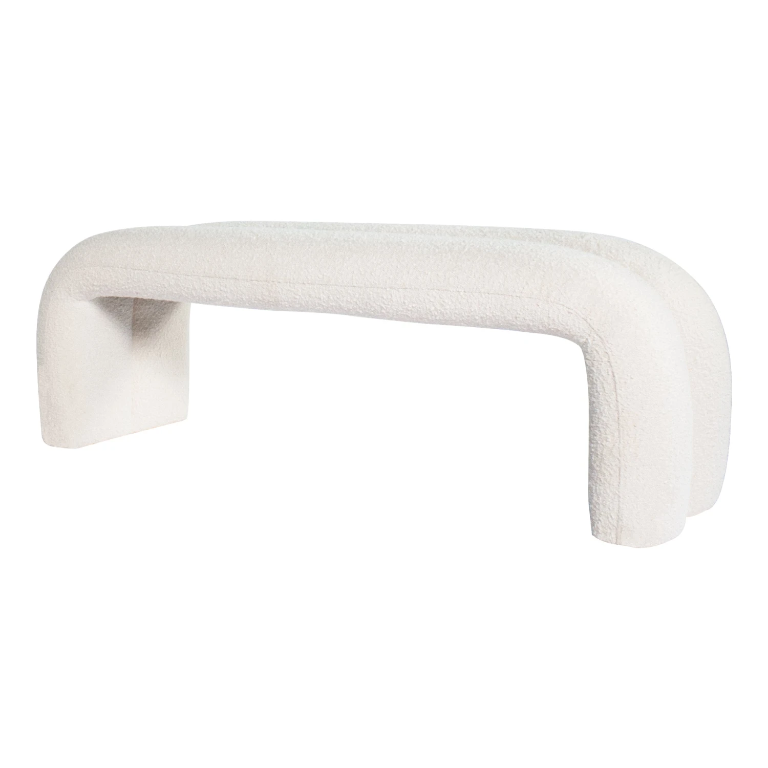 Maxwell Bench In Ivory Boucle 1 Maxwell Bench In Ivory Boucle