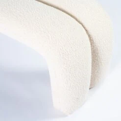 Maxwell Bench In Ivory Boucle 11 Maxwell Bench In Ivory Boucle -Scout Design Studio MaxwellBenchInIvoryBoucle.03