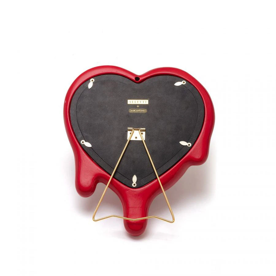 Melted Heart Mirror Frame - Red By Seletti 4 Melted Heart Mirror Frame - Red By Seletti - Image 4