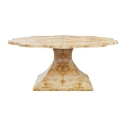 Custom Mirabell Dining Table -Scout Design Studio MirabellDiningTableinGoldenPecanMappaBurl.01