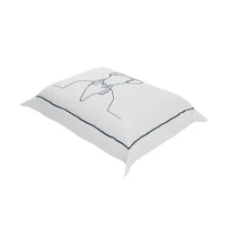 Navy Cowboy Boudoir Pillow Cover 7 Navy Cowboy Boudoir Pillow Cover -Scout Design Studio NavyCowboyBoudoirPillowCover.02