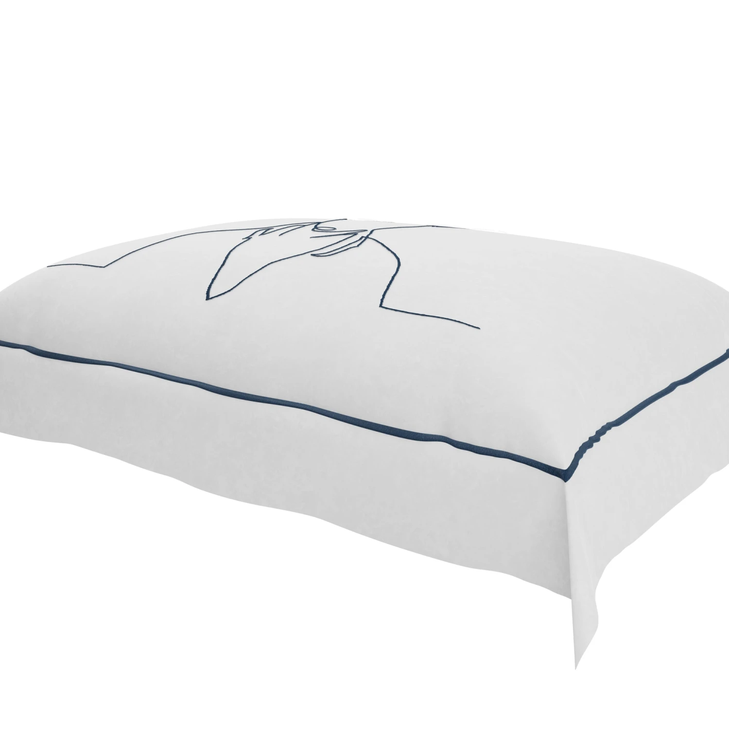 Navy Cowboy Boudoir Pillow Cover 5 Navy Cowboy Boudoir Pillow Cover - Image 5