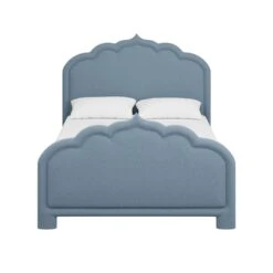 Custom Novi Bed 27 Custom Novi Bed -Scout Design Studio NoviBedinFoleyBlueWoven.01