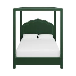Custom Novi Canopy Bed 21 Custom Novi Canopy Bed -Scout Design Studio NoviCanopyBedinEvelynEmeraldVelvet.01 4d48fea9 7931 443b baef b8d549192e49