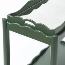 Patara Bar Console In Deep Sage 16 Patara Bar Console In Deep Sage -Scout Design Studio PataraBarCartinDeepSage.07