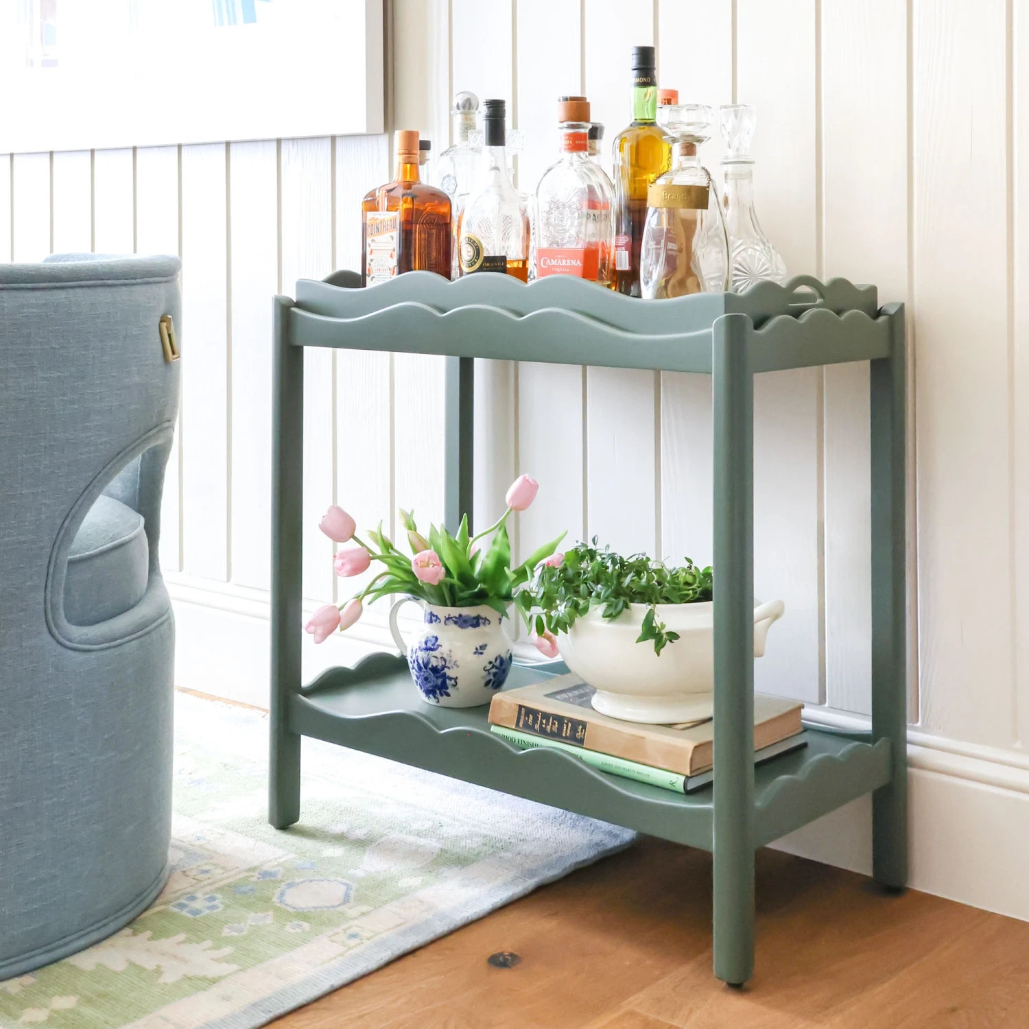 Patara Bar Console In Deep Sage 2 Patara Bar Console In Deep Sage - Image 2