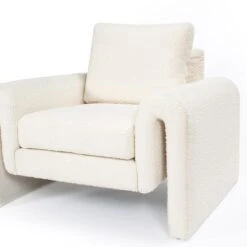 Promenade Chair In Ivory Boucle 8 Promenade Chair In Ivory Boucle -Scout Design Studio Promenade 20Chair.03