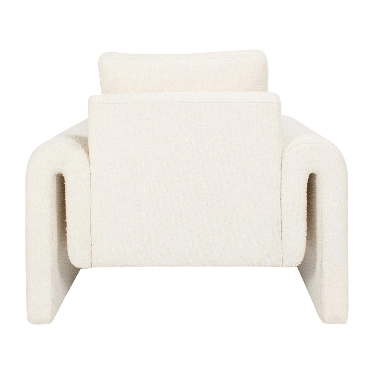 Promenade Chair In Ivory Boucle 6 Promenade Chair In Ivory Boucle - Image 6