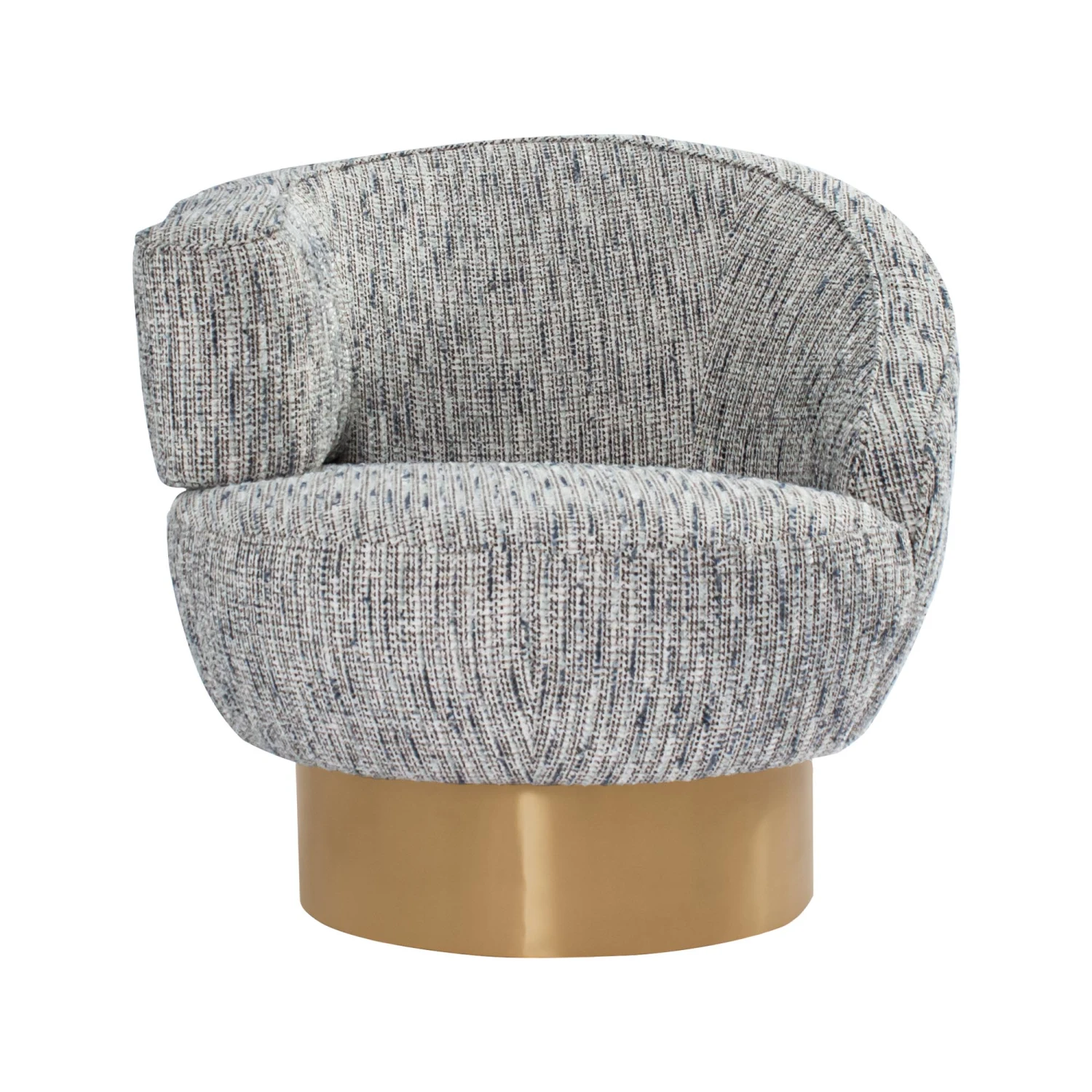 Rainmaker Swivel Chair In Stone Blue - Left 1 Rainmaker Swivel Chair In Stone Blue - Left