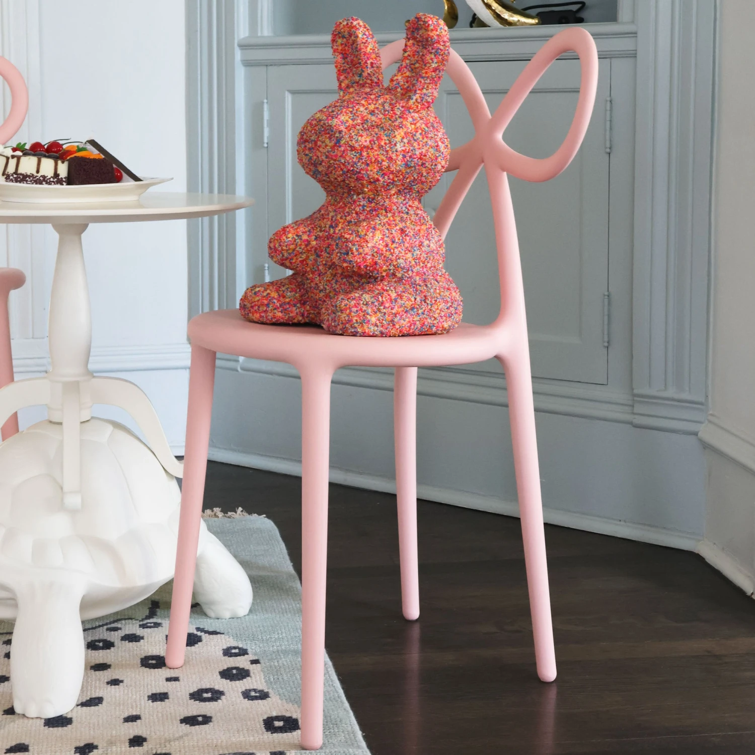 Ribbon Chair Pink 5 Ribbon Chair Pink - Image 5