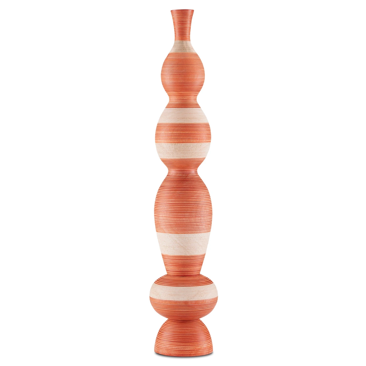 Ringling Large Orange Vase 1 Ringling Large Orange Vase