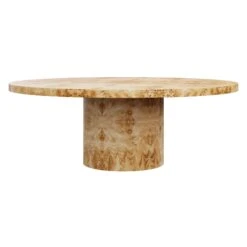 Custom Roberts Dining Table -Scout Design Studio RobertsTable.GoldenPecanlMappaBurl.01